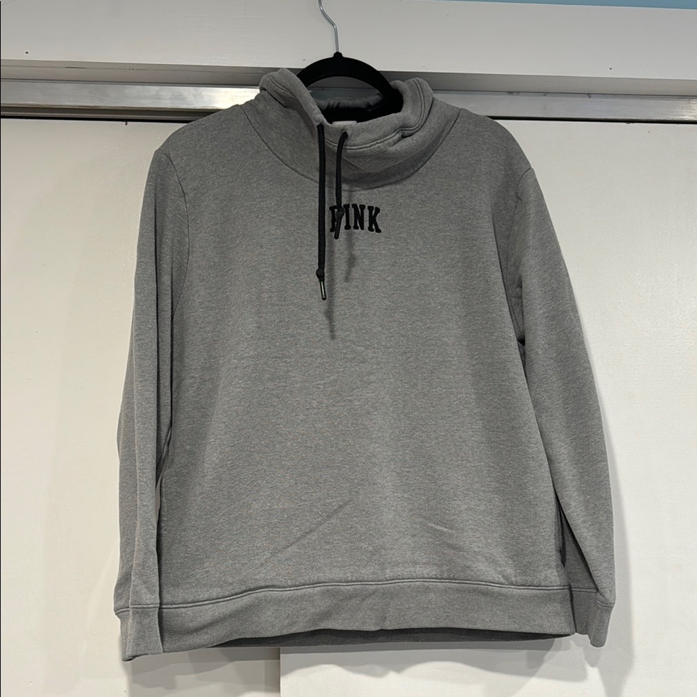 PINK Gray Hoodie